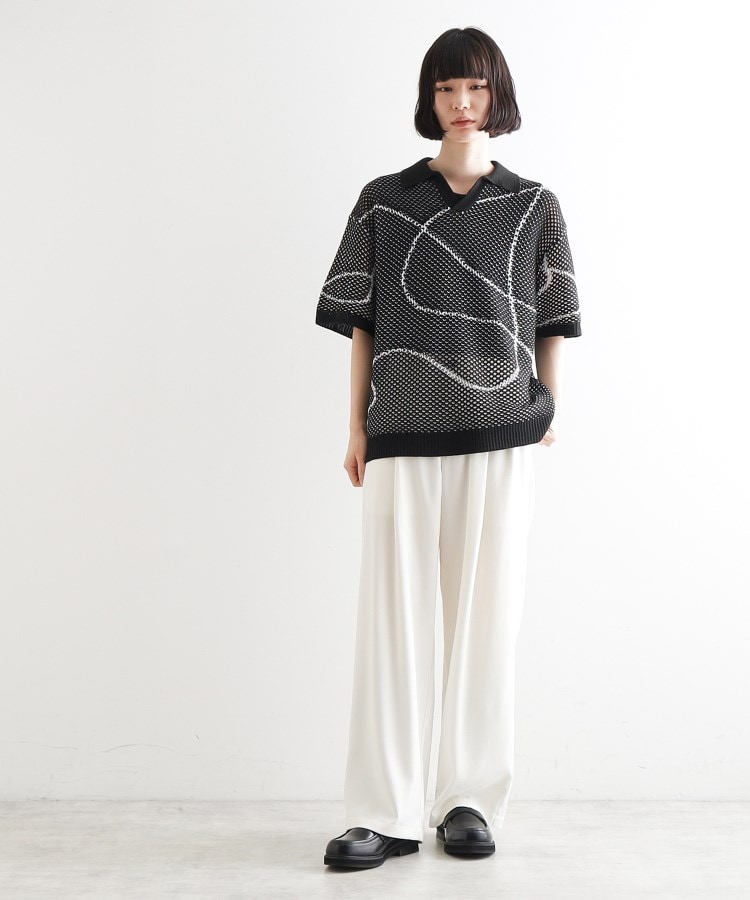 ティーケー タケオ キクチ(レディース)(tk.TAKEO KIKUCHI(Ladies))のリネンタッチ バレルスラックス4