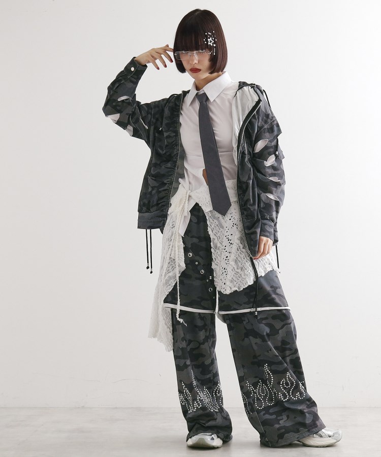 ティーケー タケオ キクチ(レディース)(tk.TAKEO KIKUCHI(Ladies))のK’PJT by AOI 『Lightweight Pants』7