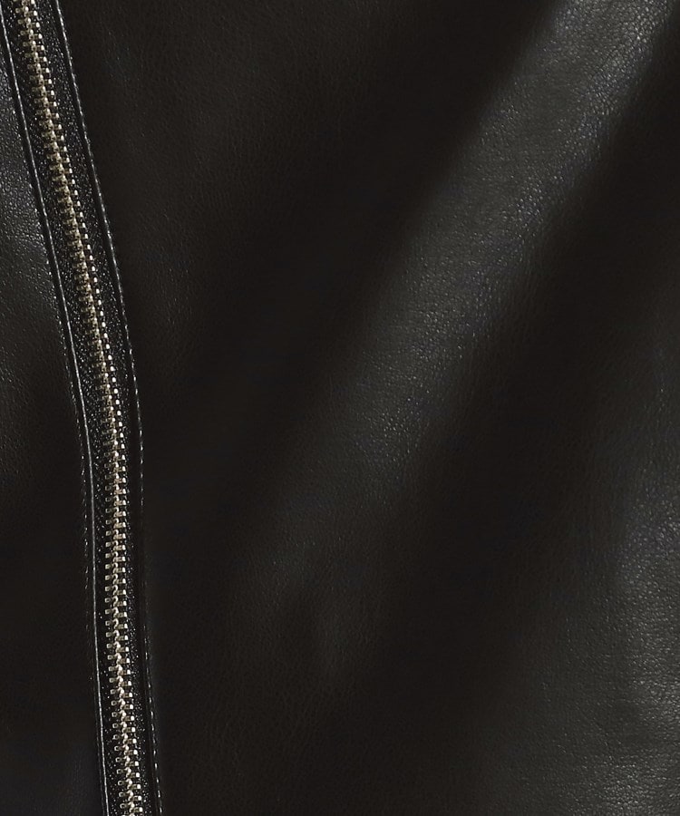 WEB限定】シンセティックレザーダブルライダースジャケット WEB限定】シンセティックレザーダブルライダースジャケット