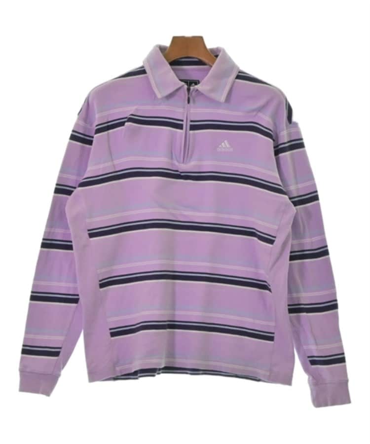 ラグタグ(RAGTAG)のadidas アディダス メンズ Tシャツ・カットソー サイズ：L 紫x白x水色(ボーダー)