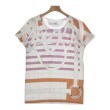 ラグタグ(RAGTAG)のHERMES エルメス レディース Tシャツ・カットソー サイズ：34(XS位) 白xピンクxオレンジ系等(総柄)