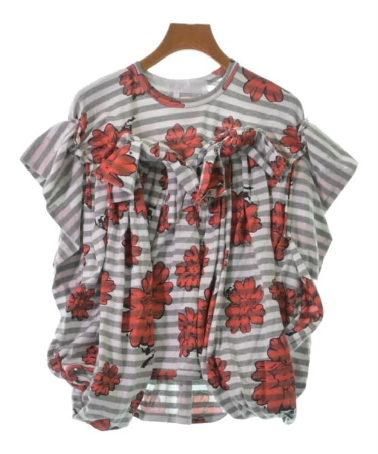 ラグタグ(RAGTAG)のTAO タオ レディース Tシャツ・カットソー サイズ：M グレーx赤x白等(総柄)