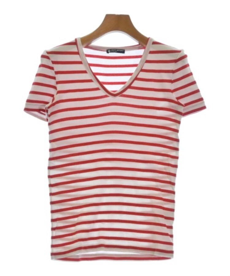 ラグタグ(RAGTAG)のPETIT BATEAU プチバトー レディース Tシャツ・カットソー サイズ：S 白x赤(ボーダー)