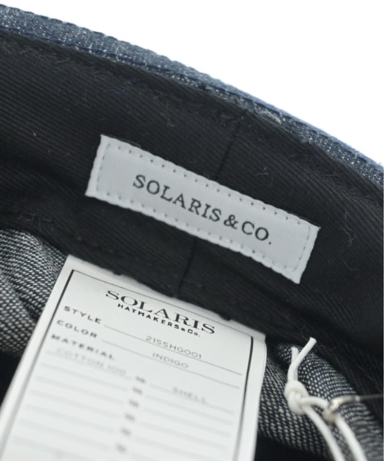 SOLARIS&CO. ソラリスアンドコー メンズ ハット サイズ:59 SOLARIS&CO. ソラリスアンドコー メンズ ハット サイズ:59