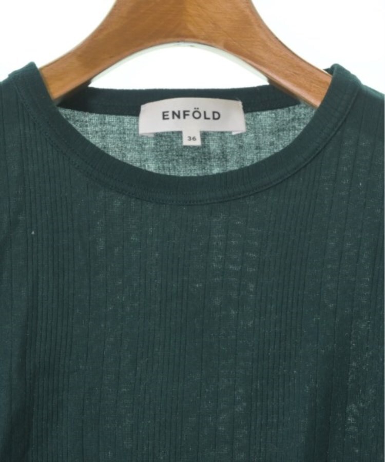 ENFOLD - ENFOLD(エンフォルド) 七分袖カットソー サイズ36 S