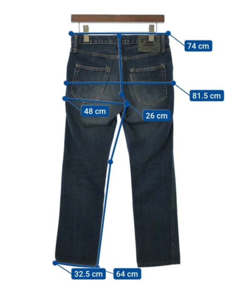 BLUE BLUE ブルーブルー レディース デニムパンツ サイズ:27(M BLUE BLUE ブルーブルー レディース デニムパンツ サイズ:27(M