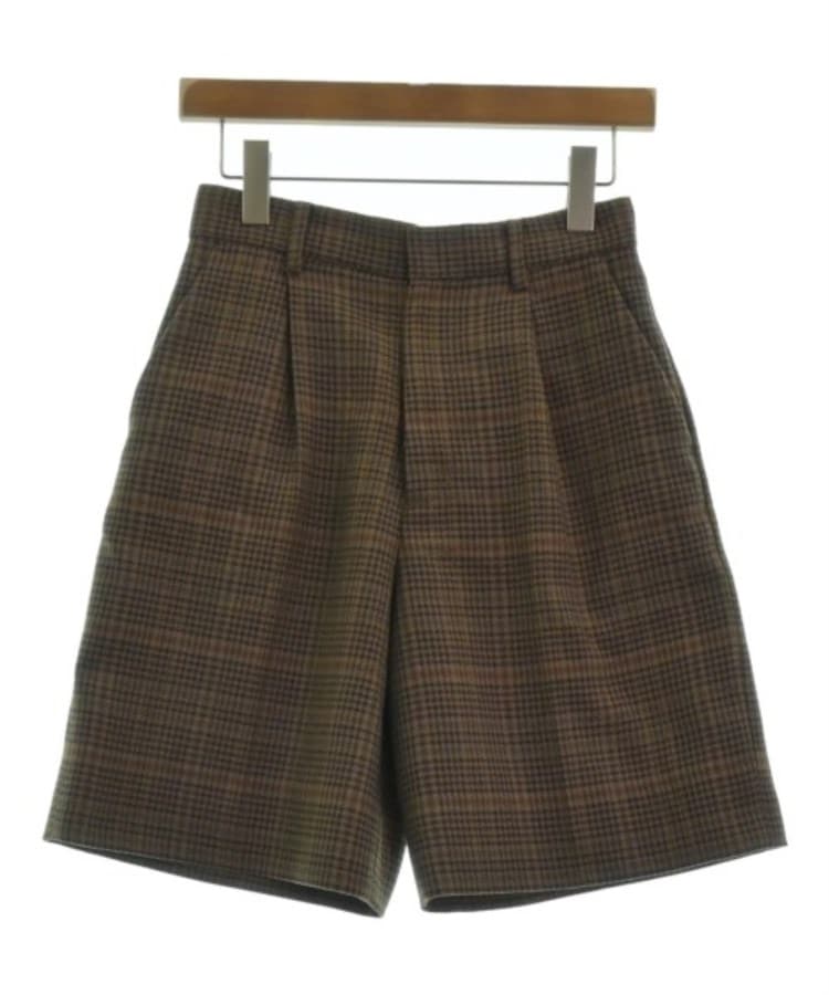 IENA グレンチェックショートパンツ すく 36