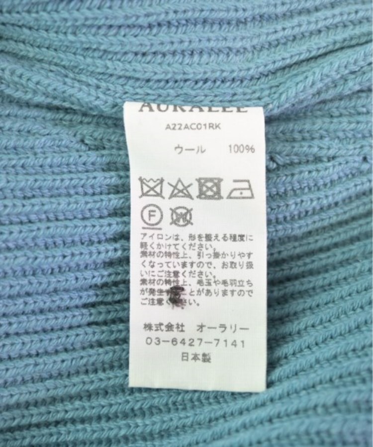 AURALEE オーラリー メンズ カーディガン サイズ:3(S位 AURALEE オーラリー メンズ カーディガン サイズ:3(S位