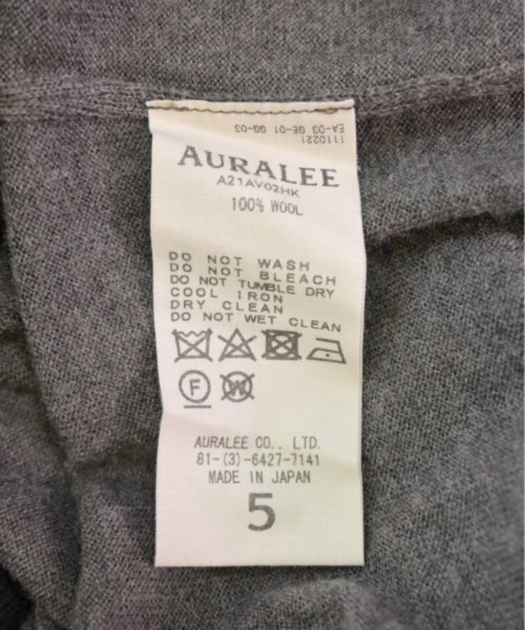 AURALEE オーラリー メンズ ニット・セーター サイズ:5(L位 AURALEE オーラリー メンズ ニット・セーター サイズ:5(L位