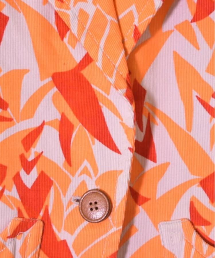 DRIES VAN NOTEN オレンジと白チェック柄 パンツ サイズ36 - パンツ DRIES VAN NOTEN オレンジと白チェック柄 パンツ サイズ36 - パンツ