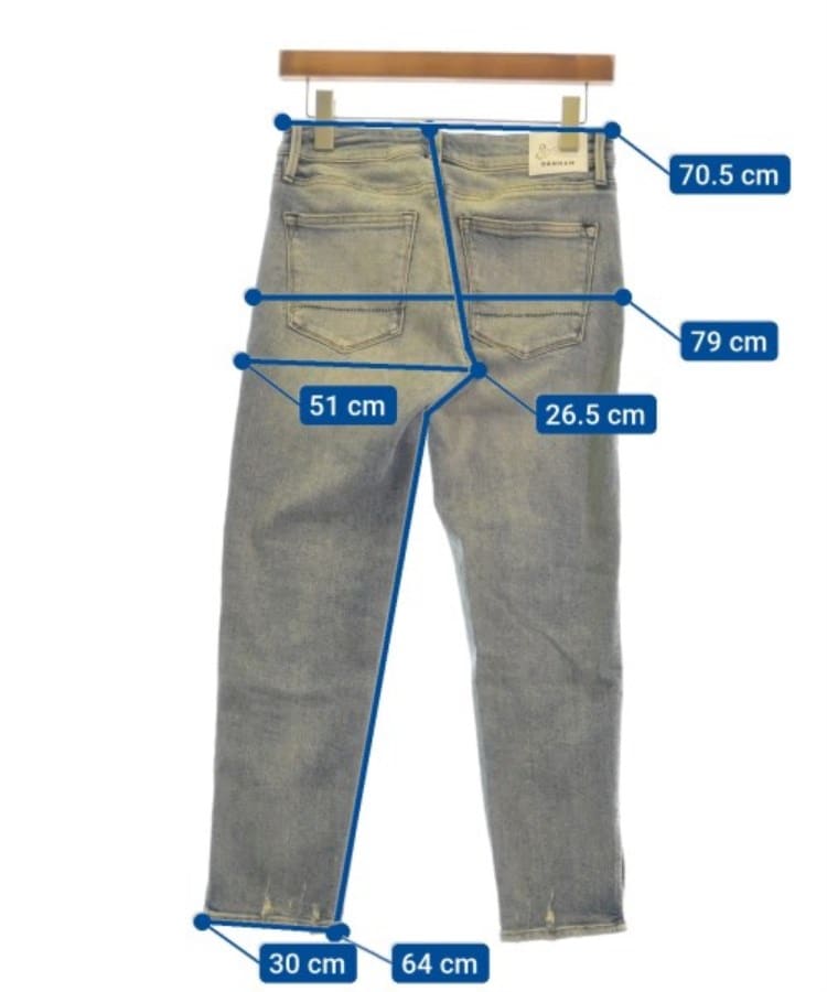 DENHAM デンハム レディース デニムパンツ サイズ:25(S位 DENHAM デンハム レディース デニムパンツ サイズ:25(S位