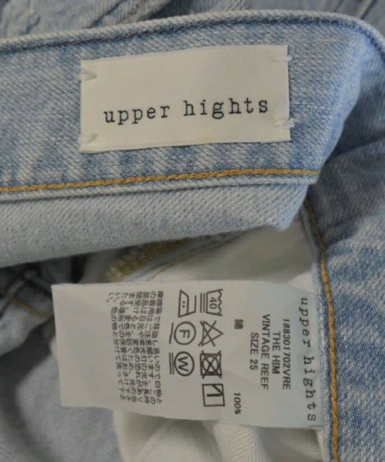 upper hights アッパーハイツ レディース デニムパンツ サイズ upper hights アッパーハイツ レディース デニムパンツ サイズ