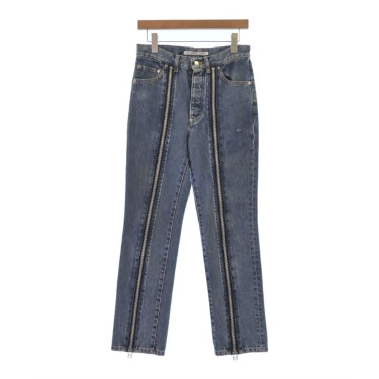 Rigid denim zipped pants – JOHN LAWRENCE SULLIVAN