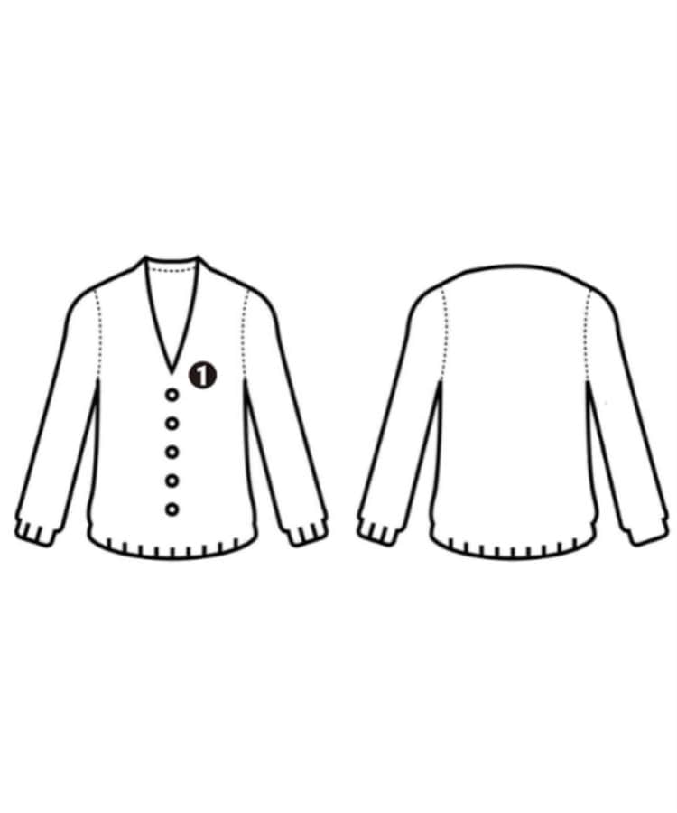 ラグタグ(RAGTAG)のBLUE LABEL CRESTBRIDGE ブルーレーベルクレストブリッジ レディース カーディガン サイズ：38(M位)8