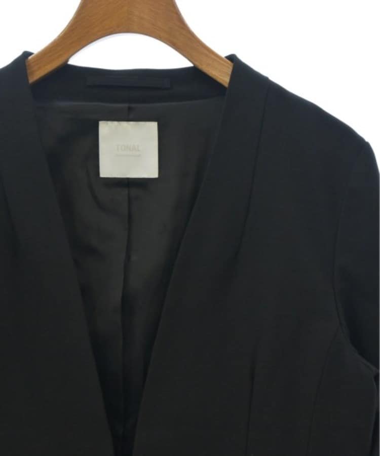 TONAL トーナル レディース ノーカラージャケット サイズ：38(M