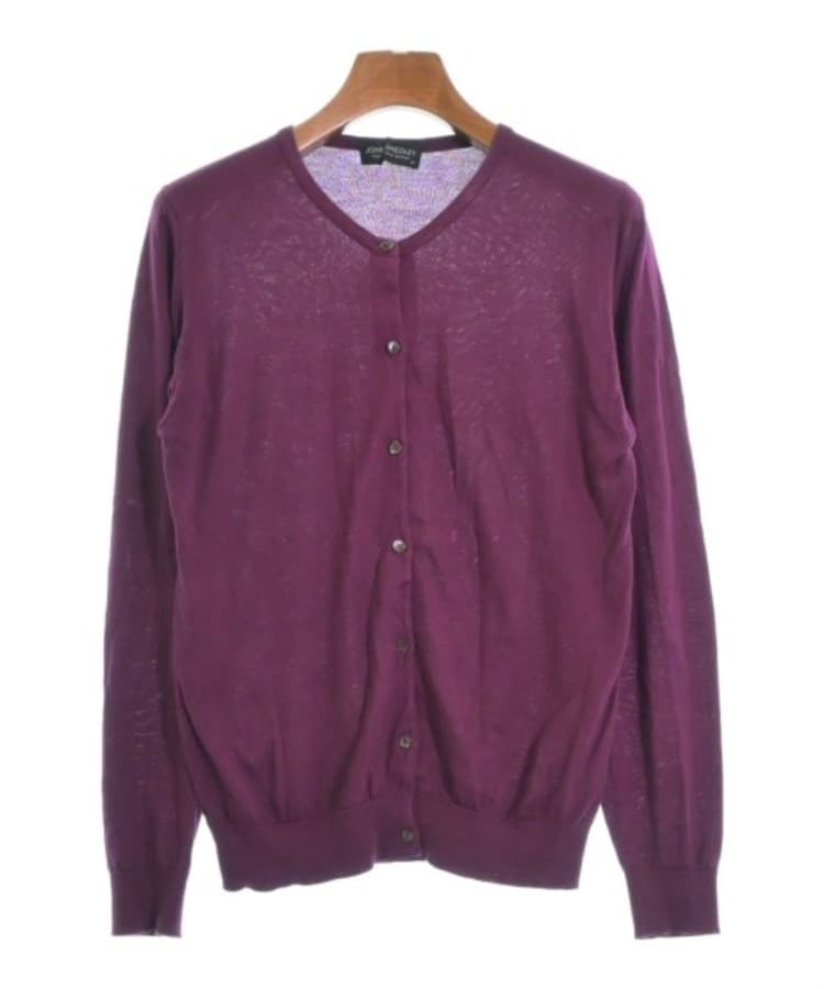ラグタグ(RAGTAG)のJOHN SMEDLEY ジョンスメドレー レディース カーディガン サイズ：M 紫