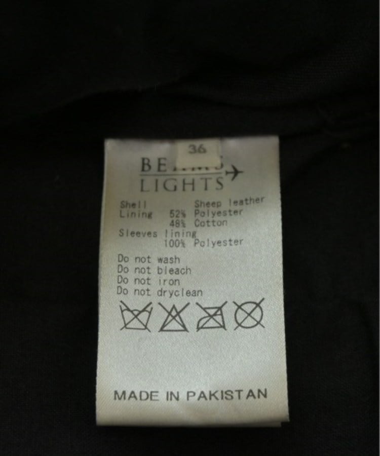 BEAMS Lights ビームスライツ レディース ライダース サイズ:36 BEAMS Lights ビームスライツ レディース ライダース サイズ:36