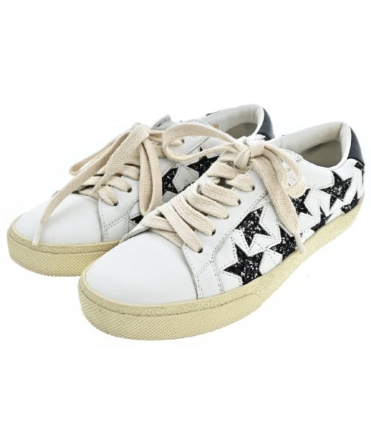 ラグタグ(RAGTAG)のSAINT LAURENT PARIS サンローランパリ レディース スニーカー サイズ：EU34(20.5cm位) 白x黒(星柄)