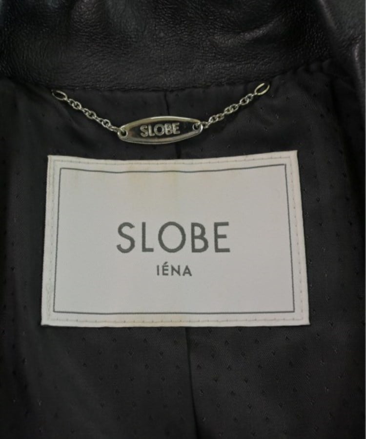 SLOBE IENA ベージュ 本革レザーライダースジャケットサイズ40