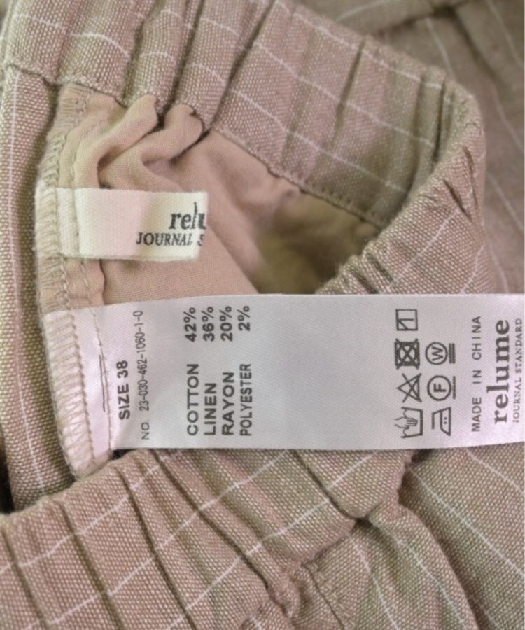 ラグタグ(RAGTAG)のJOURNAL STANDARD relume ジャーナルスタンダードレリューム レディース パンツ（その他） サイズ：38(M位)3