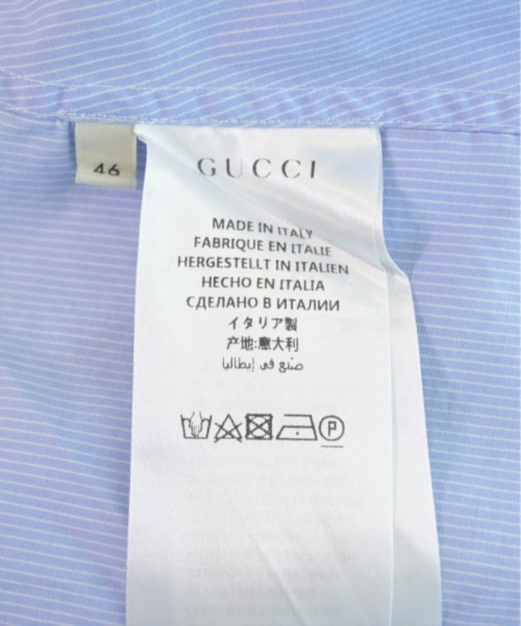 GUCCI グッチ メンズ ドレスシャツ サイズ:46(M位)(ドレス GUCCI グッチ メンズ ドレスシャツ サイズ:46(M位)(ドレス