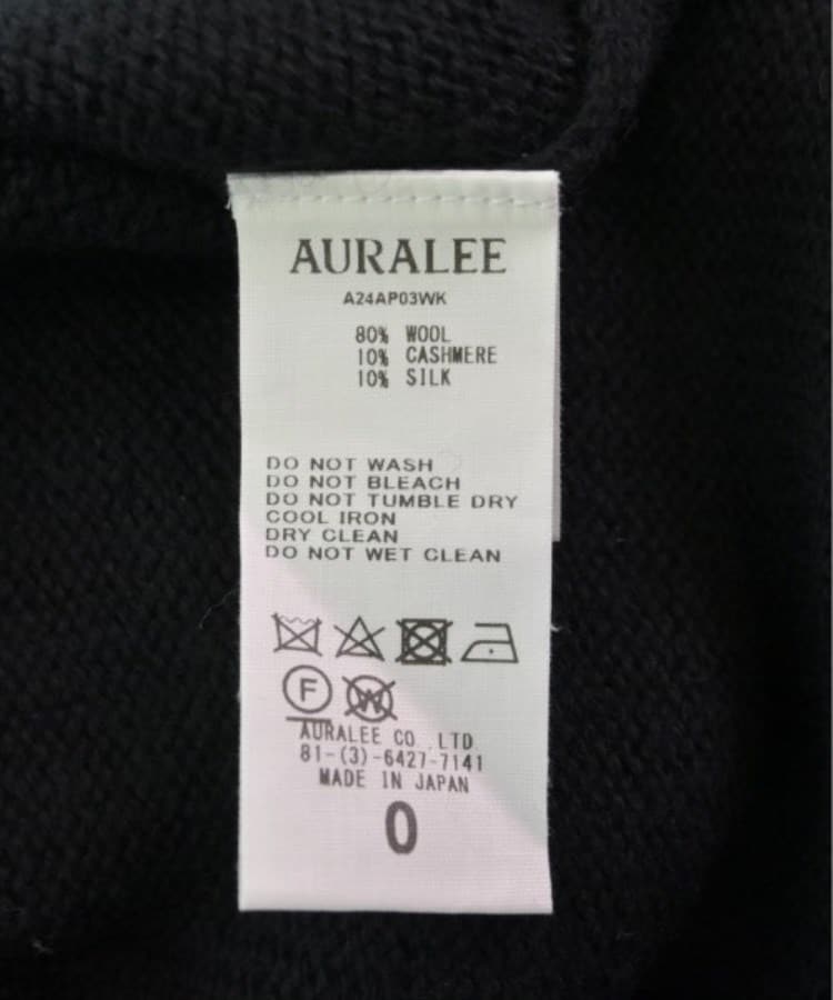 AURALEE オーラリー レディース ニット・セーター サイズ:0(S位 AURALEE オーラリー レディース ニット・セーター サイズ:0(S位