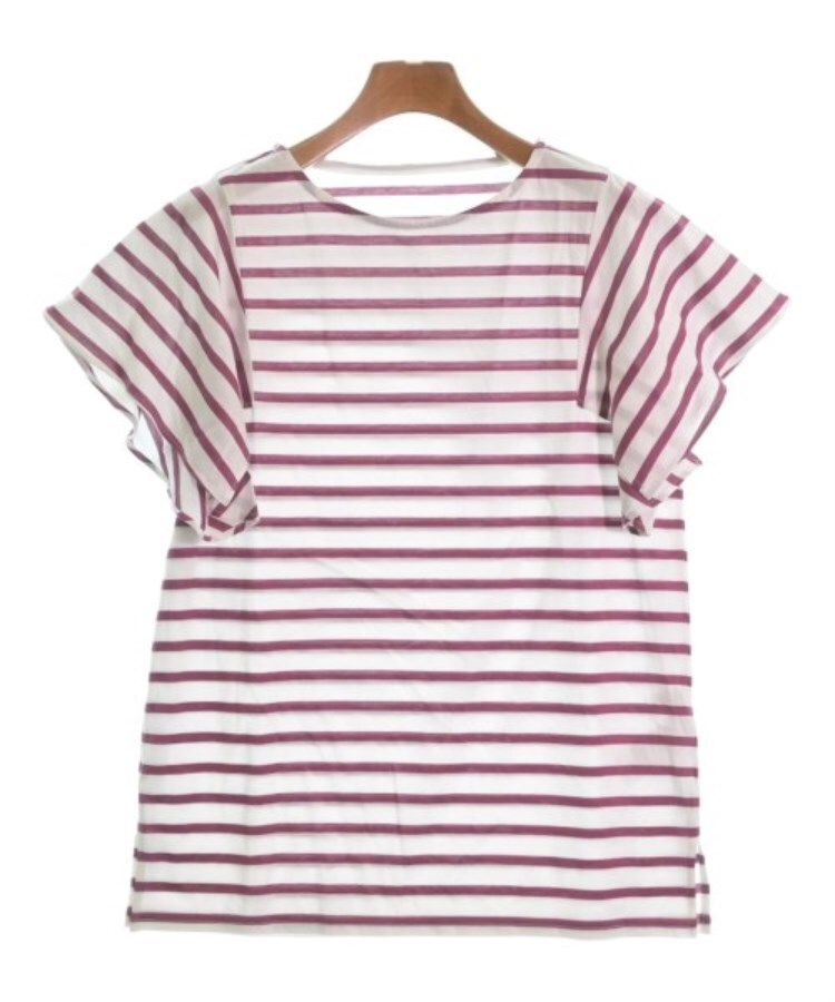 ラグタグ(RAGTAG)のLa TOTALITE ラトータリテ レディース Tシャツ・カットソー サイズ：-(M位) 紫x白(ボーダー)
