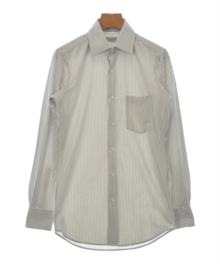 ラグタグ(RAGTAG)のWORK TRIP OUTFITS GREENLABELRELAXING ワークトリップアウトフィッツグリーンレーベルリラクシング メンズ カジュアルシャツ サイズ：36(XS位) 白xベージュ(ストライプ)