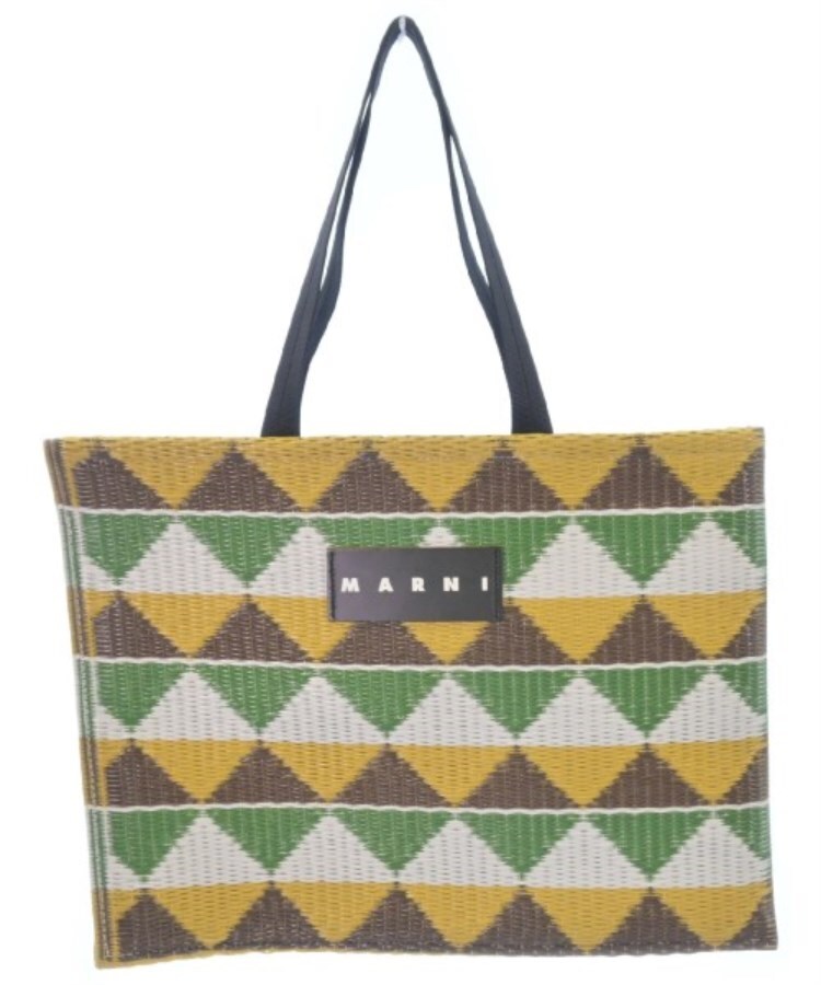 ラグタグ(RAGTAG)のMARNI マルニ レディース トートバッグ 茶x白x緑(総柄)