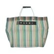 ラグタグ(RAGTAG)のMARNI マルニ レディース トートバッグ 青緑xピンクx黄等(ストライプ)
