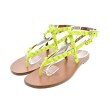 ラグタグ(RAGTAG)のVALENTINO ヴァレンティノ レディース サンダル サイズ：EU35 1/2(22cm位) 蛍光グリーン