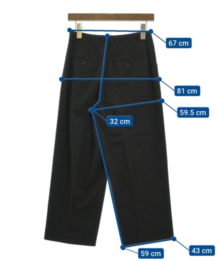 ラグタグ(RAGTAG)のHUMAN WOMAN ヒューマンウーマン レディース クロップドパンツ サイズ：SS6