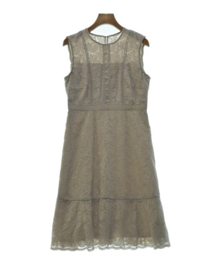 ラグタグ(RAGTAG)のJILLSTUART ジルスチュアート レディース ワンピース サイズ：4(XL位) ピンクベージュx白(総柄)