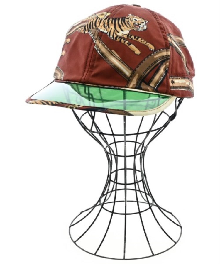 ラグタグ(RAGTAG)のGUCCI グッチ メンズ キャップ サイズ：60 茶系x黄x黒等(総柄)