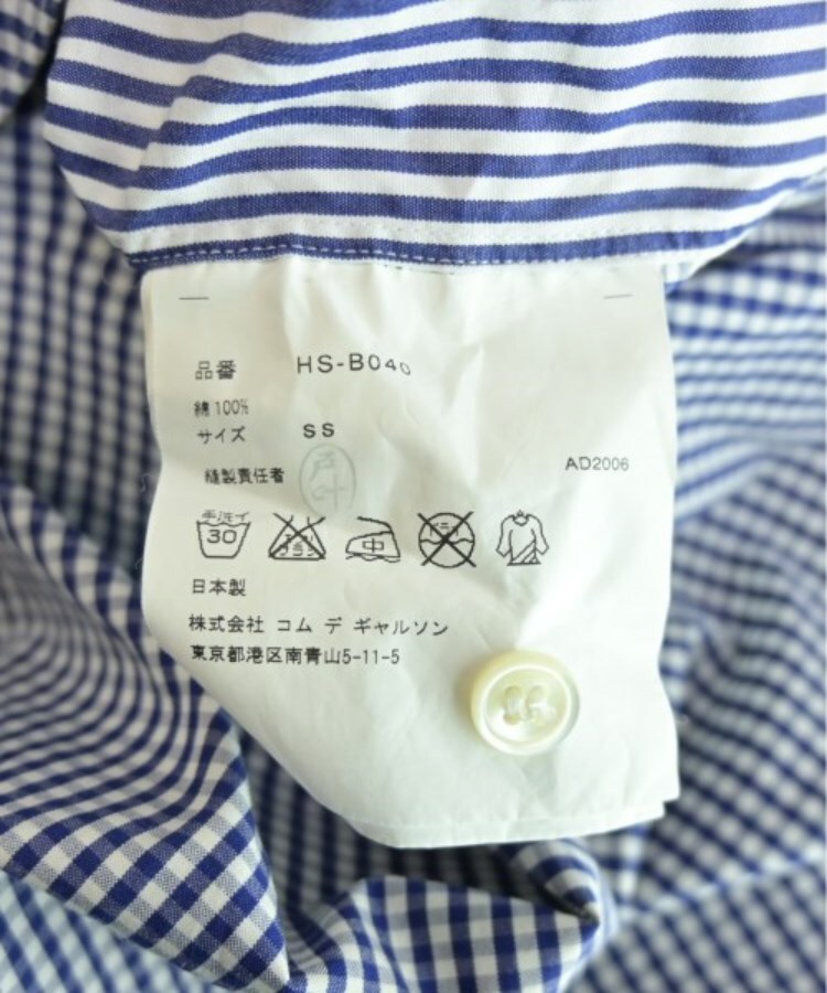 ラグタグ(RAGTAG)のCOMME des GARCONS HOMME HOMME コムデギャルソンオムオム メンズ カジュアルシャツ サイズ：SS(XS位)3
