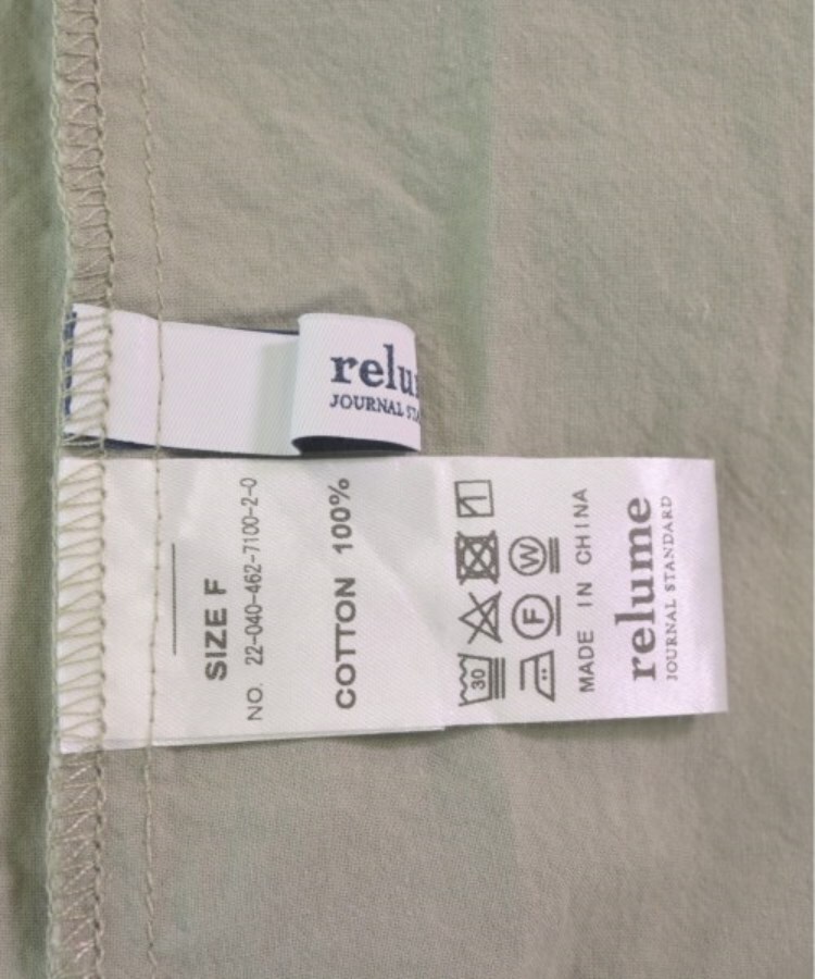 ラグタグ(RAGTAG)のJOURNAL STANDARD relume ジャーナルスタンダードレリューム レディース シャツワンピース サイズ：F3