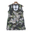 ラグタグ(RAGTAG)のDOLCE&GABBANA ドルチェアンドガッバーナ レディース カジュアルシャツ サイズ：38(S位) 黒x白x緑(花柄)、後身頃:黒x白(チ