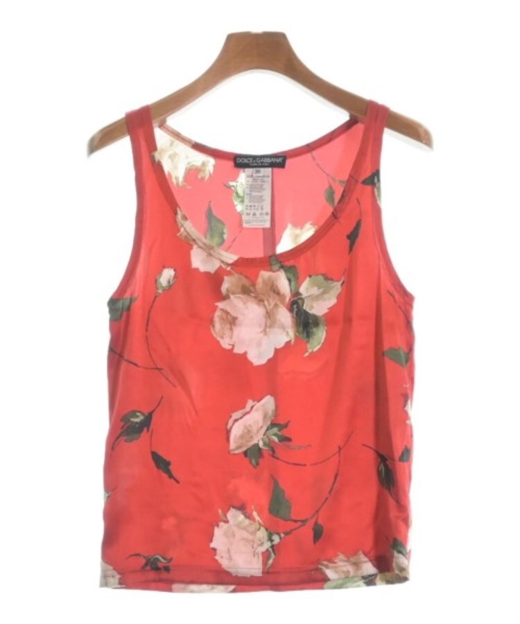 ラグタグ(RAGTAG)のDOLCE&GABBANA ドルチェアンドガッバーナ レディース ブラウス サイズ：36(XS位) 赤等(花柄)