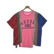 ラグタグ(RAGTAG)のRebuild by Needles リビルドバイニードルス メンズ Tシャツ・カットソー サイズ：ONE ピンクx青x赤等(総柄)