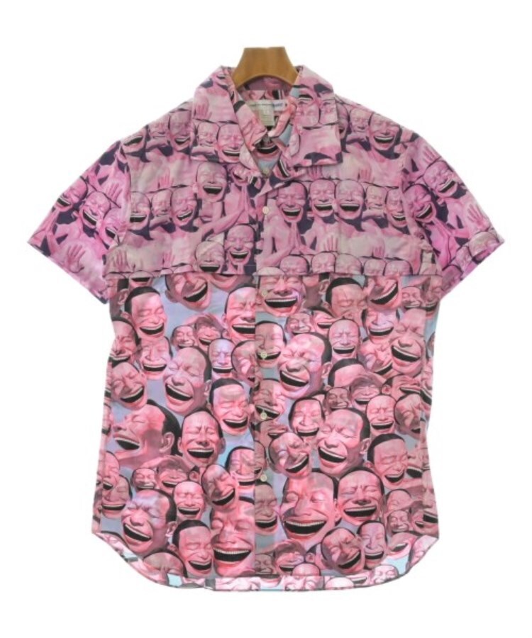 ラグタグ(RAGTAG)のCOMME des GARCONS SHIRT コムデギャルソンシャツ メンズ カジュアルシャツ サイズ：L ピンクx紺x水色等(総柄)