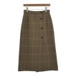ラグタグ(RAGTAG)のgreen label relaxing グリーンレーベルリラクシング レディース ロング・マキシ丈スカート サイズ：36(S位) 表面:茶系(チェック)、裏面:茶系(チ
