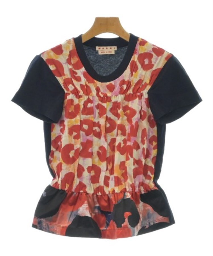 ラグタグ(RAGTAG)のMARNI マルニ レディース Tシャツ・カットソー サイズ：38(S位) 前身頃:赤xピンクx白等(総柄)、後身