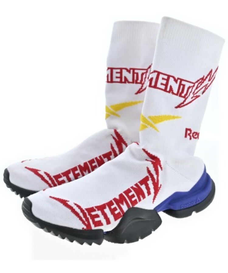 ラグタグ(RAGTAG)のVETEMENTS ヴェトモン レディース シューズ（その他） サイズ：-(24.5cm位) 白x赤x黄等