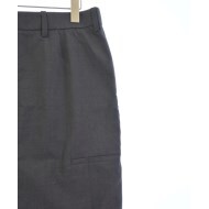 PRADA プラダ ひざ丈スカート 38(S位) 白x黒xグレー(総柄) 【古着】