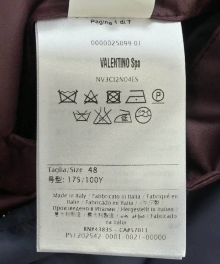 ラグタグ(RAGTAG)のVALENTINO ヴァレンティノ メンズ ブルゾン（その他） サイズ：48(L位)6
