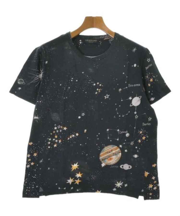 ラグタグ(RAGTAG)のVALENTINO ヴァレンティノ メンズ Tシャツ・カットソー サイズ：S 黒x白xオレンジ等(総柄)