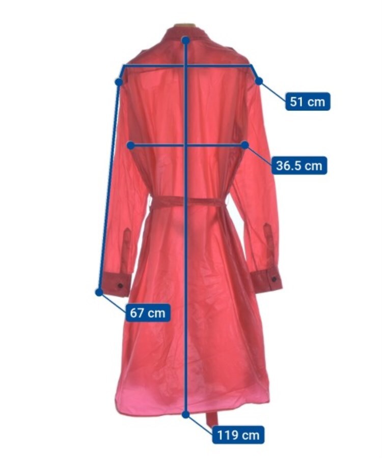 ラグタグ(RAGTAG)のANN DEMEULEMEESTER アンドゥムルメステール レディース シャツワンピース サイズ：38(S位)6