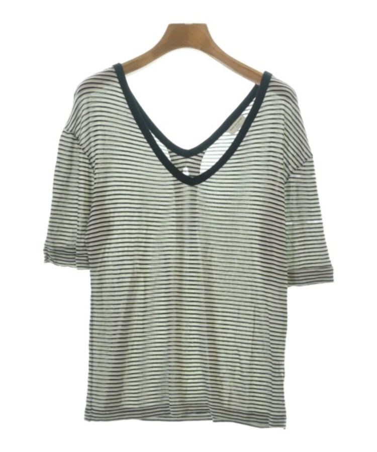 ラグタグ(RAGTAG)のDRIES VAN NOTEN ドリスヴァンノッテン レディース Tシャツ・カットソー サイズ：S グレーx白x黒(ボーダー)