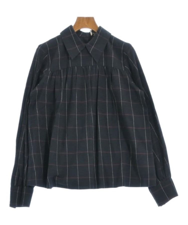 ラグタグ(RAGTAG)のMAISON KITSUNE メゾンキツネ レディース ブラウス サイズ：36(S位) 紺x赤x白(チェック)