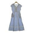 ラグタグ(RAGTAG)のMADEMOISELLE ROPE マドモアゼルロペ レディース ワンピース サイズ：38(M位) 青x白(ストライプ)